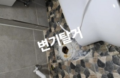 변기막힘으로 변기탈거