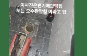 성북구변기막힘 뚫기 오수관 변기배관 뚫음 변기배관 청소