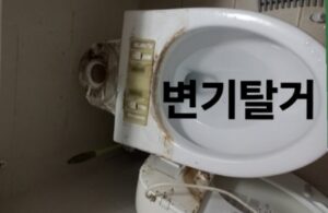 변기 탈거