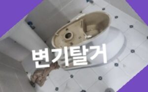 변기 탈거