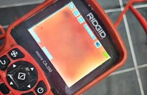 배관내시경 장비를 이용한 정밀 타격 지점 확보