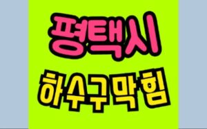 평택하수구막힘 궐동 싱크대막힘 수리
