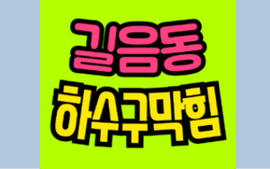 길음동하수구막힘 때문에 싱크대막힘 역류 수리