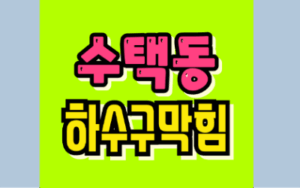 수택동싱크대막힘 하수구역류 뚫는 업체