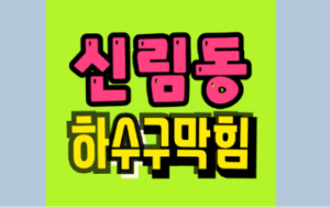 신림동하수구막힘 싱크대 역류 고민 말고 완벽 해결