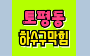 토평동하수구막힘 또는 싱크대막힘 역류 해결해요