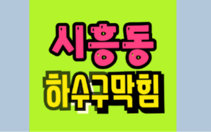 시흥동싱크대막힘 하수구막힘 아래층까지 피해!