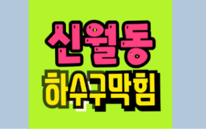 신월동싱크대막힘 하수구막힘 숨겨진 원인 3가지 전격 공개