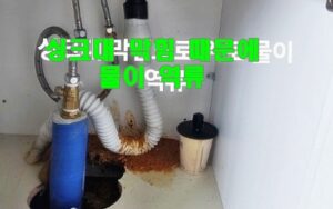 잠실싱크대막힘 하수구역류 전문가 수리