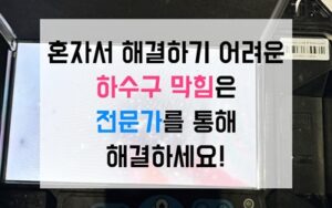 권선동싱크대막힘 하수구막힘 생선 비늘 역류의 충격