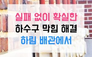 교하동싱크대막힘 하수구막힘 역류 붉은 모래의 습격