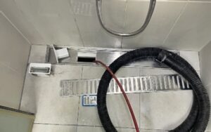 민락동싱크대막힘 하수구막힘 역류 녹슨 쇳조각 제거