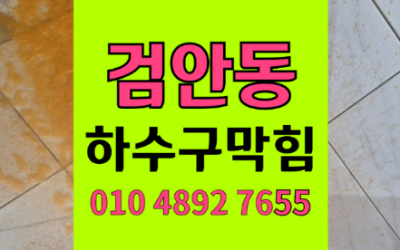 검암동 변기막힘 역류 헤어롤 변기뜯기 해결책