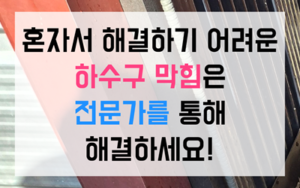 쌍용동 하수구막힘 포도 찌꺼기 하수구막힘 역류 댐