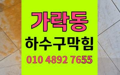 가락동 싱크대막힘 하수구막힘 닭가슴살 기름내시경 해결