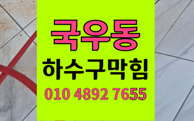 국우동 싱크대막힘 하수구막힘 역류 완벽 해결