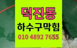 덕진동 싱크대막힘 하수구막힘 역류 벗어나는 확실한방법