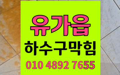 유가읍 싱크대막힘 하수구막힘 역류 끝내는 해결책
