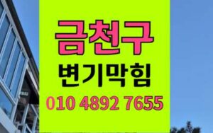 금천구 변기막힘 오수관막힘 도배풀 역류 완전해결