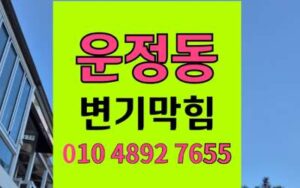 운정동 변기막힘 오수관막힘 원인 해결