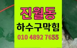 진월동 싱크대막힘 하수구막힘 아기안심 배관 스케일링