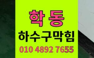 학동 하수구막힘 싱크대막힘 신생아를 위한 배관살균세척