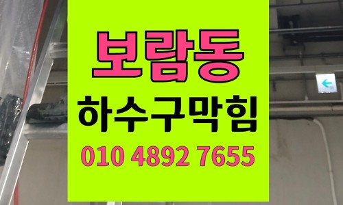 보람동 싱크대막힘 하수구막힘 세탁실 오수 분출 증상