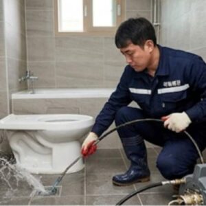 비파괴 3모터 석션기 및 플렉스샤프트 스케일링 시공