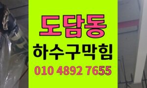 도담동 싱크대막힘 하수구막힘 수박씨 역류 해결