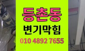 등촌동 변기막힘 오수관막힘 꼼꼼한하림배관 서비스로 역류해결