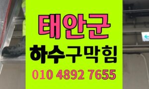 태안군 싱크대막힘 하수구막힘 머리카락 유분 해결