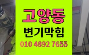 고양동 변기막힘 역류 윗집 물바다 고압세척