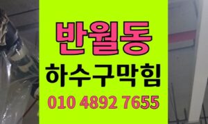 반월동 싱크대막힘 하수구막힘 초파리 악취 원인