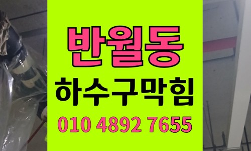 반월동 싱크대막힘 하수구막힘 초파리 악취 원인