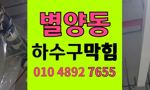 별양동 싱크대막힘 하수구막힘 알약으로 막힌 주방 세면대