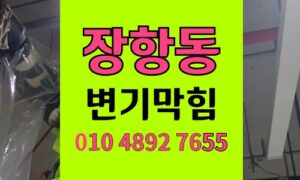 장항동변기막힘 발포비타민 유입 석션뚫음
