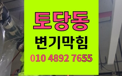 토당동 변기막힘 역류 물티슈 내시경 스케일링