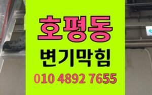 호평동 변기막힘 역류 장난감 원인 석션기