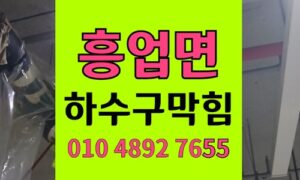 원주 흥업면 싱크대막힘 하수구막힘 설탕 결정