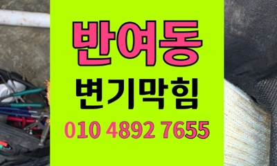 반여동 변기막힘 거실안방 동시 오수관 역류 누수 완료