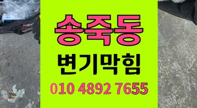 송죽동 변기막힘 오수관 역류 라면버림 배관내시경 완벽통수