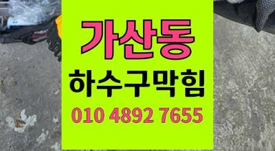 금천구 가산동 싱크대막힘 스파게티 버림 하수구 역류 대참사