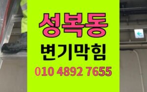 성복동 변기막힘 실리카겔 역류 뜯지않고 완벽통수