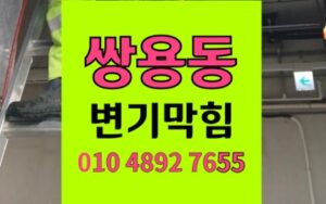 쌍용동 변기막힘 비데부속 역류 내시경 통수