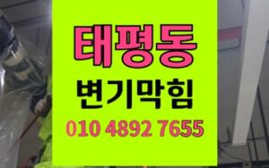 태평동 변기막힘 수세미 역류 완벽 통수