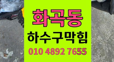 화곡동 싱크대막힘 라면국물 버림으로 인한 하수구 역류 해결