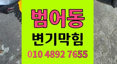 수성구 범어동 변기막힘 라면 국물 버려 터진 오수관 역류 방어