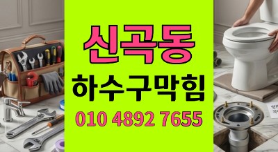 신곡동 하수구막힘  필로티 구조의 싱크대역류 대참사