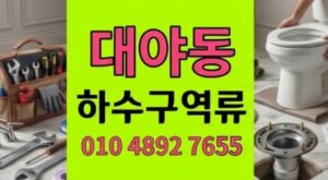 대야동 싱크대막힘 오픈 2시간 전 식당 하수구 역류 타파