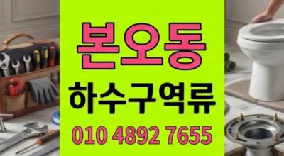 본오동 싱크대막힘 이탈된 고무 패킹 제거 하수구 역류 복원